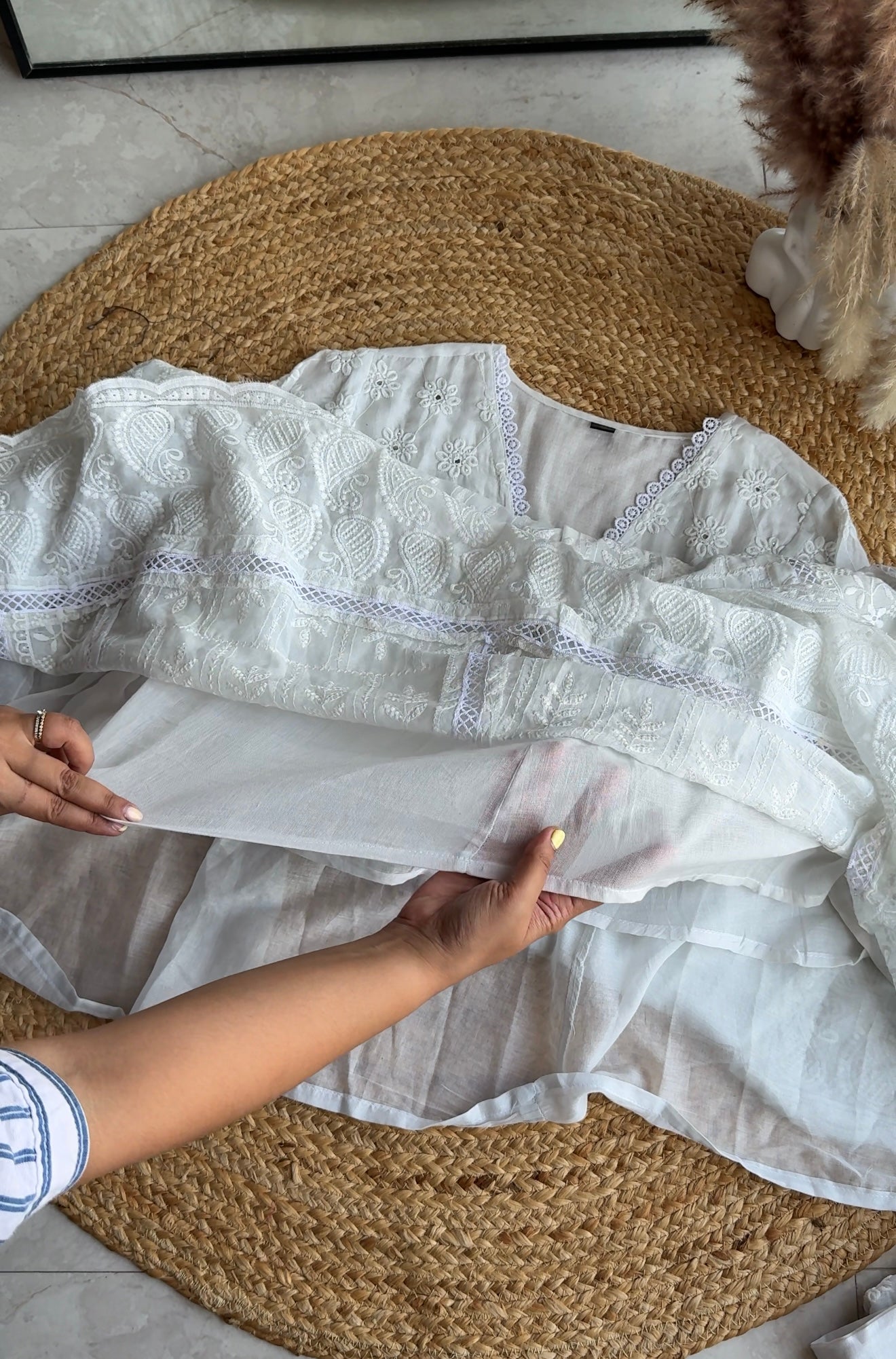 Jasmine embroidered Anarkali Dress