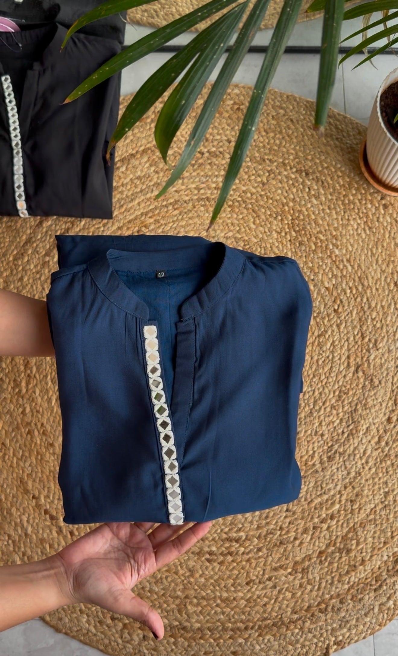 Shama heavy mirror work coords