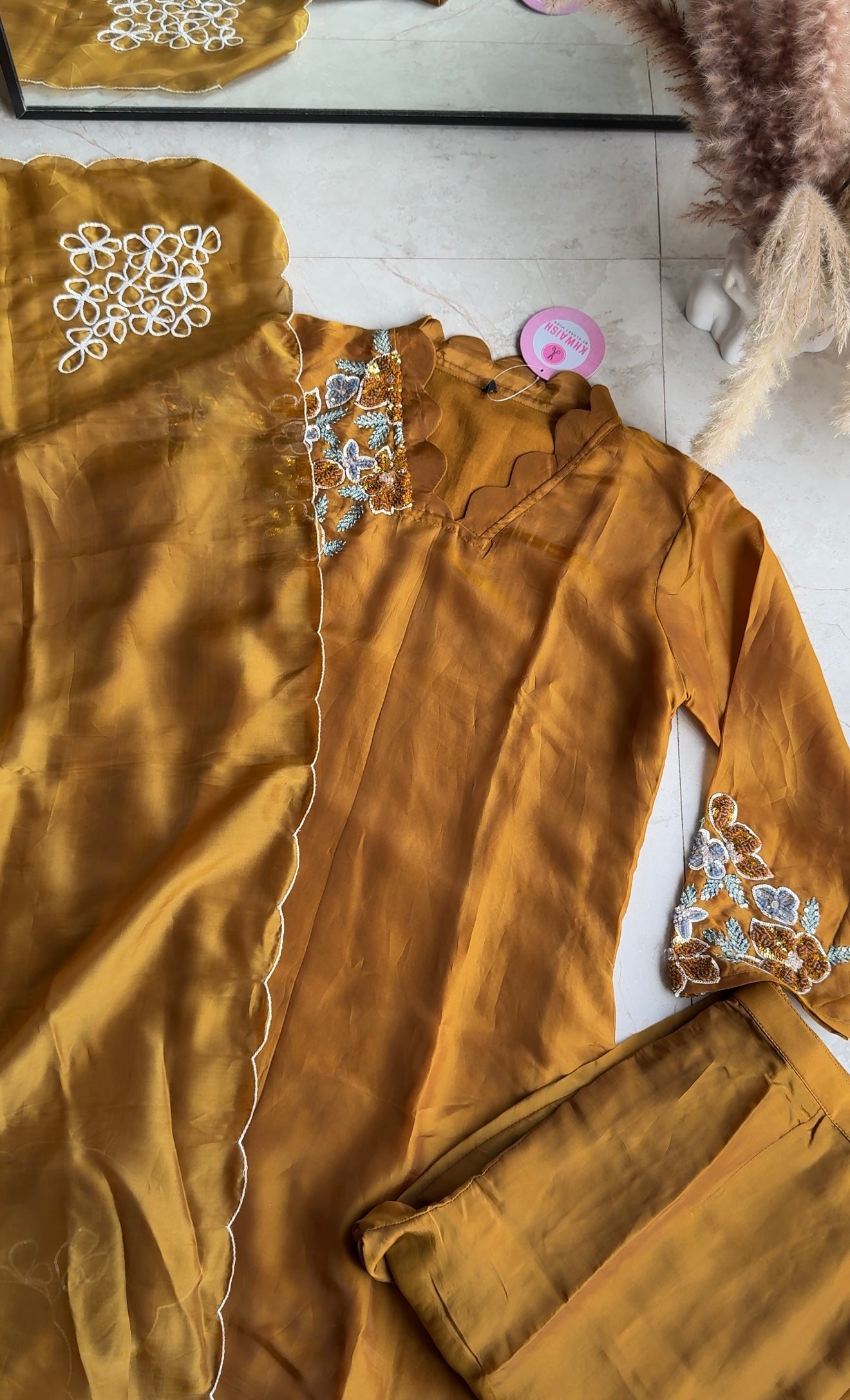 Janki Aline hand work dress