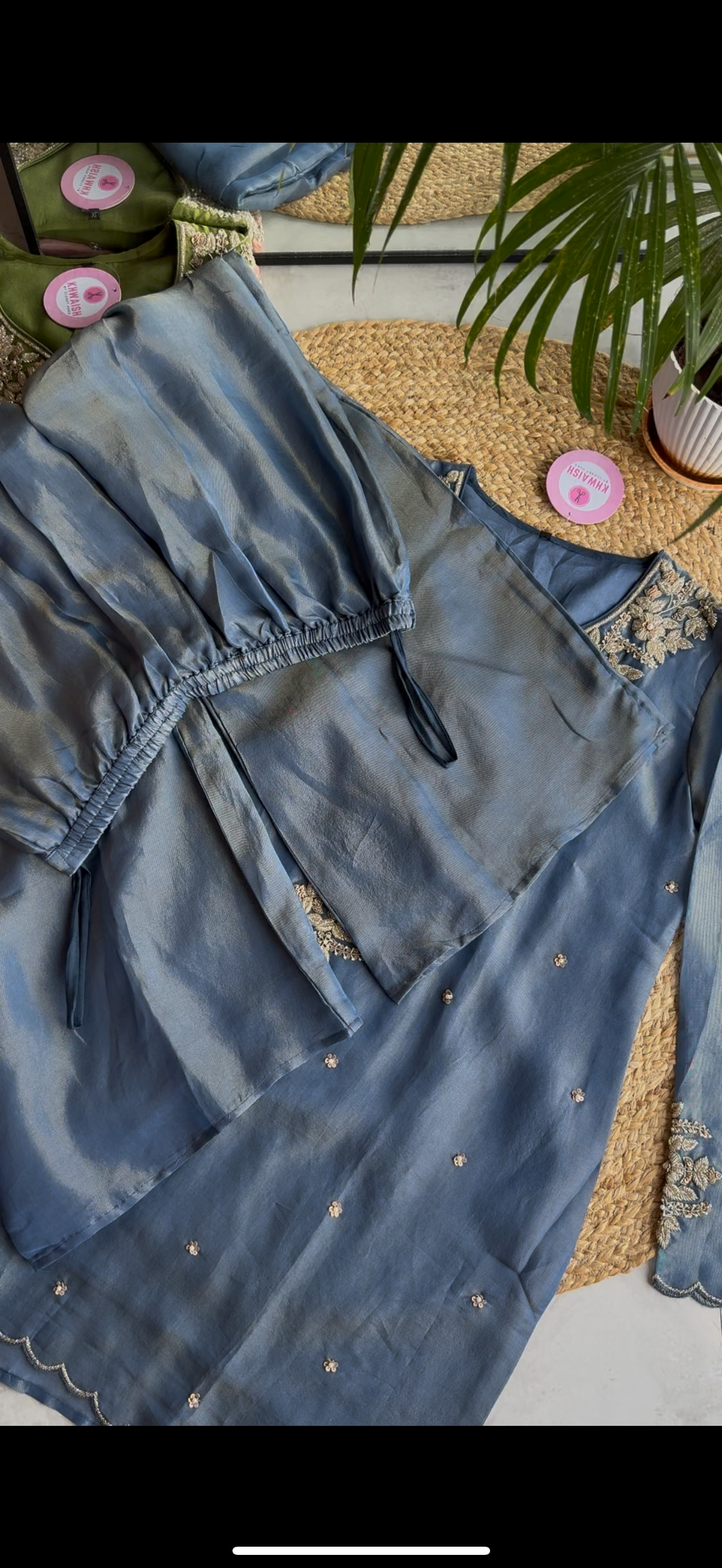 Kalyani premium hand work dress (Make to Order)