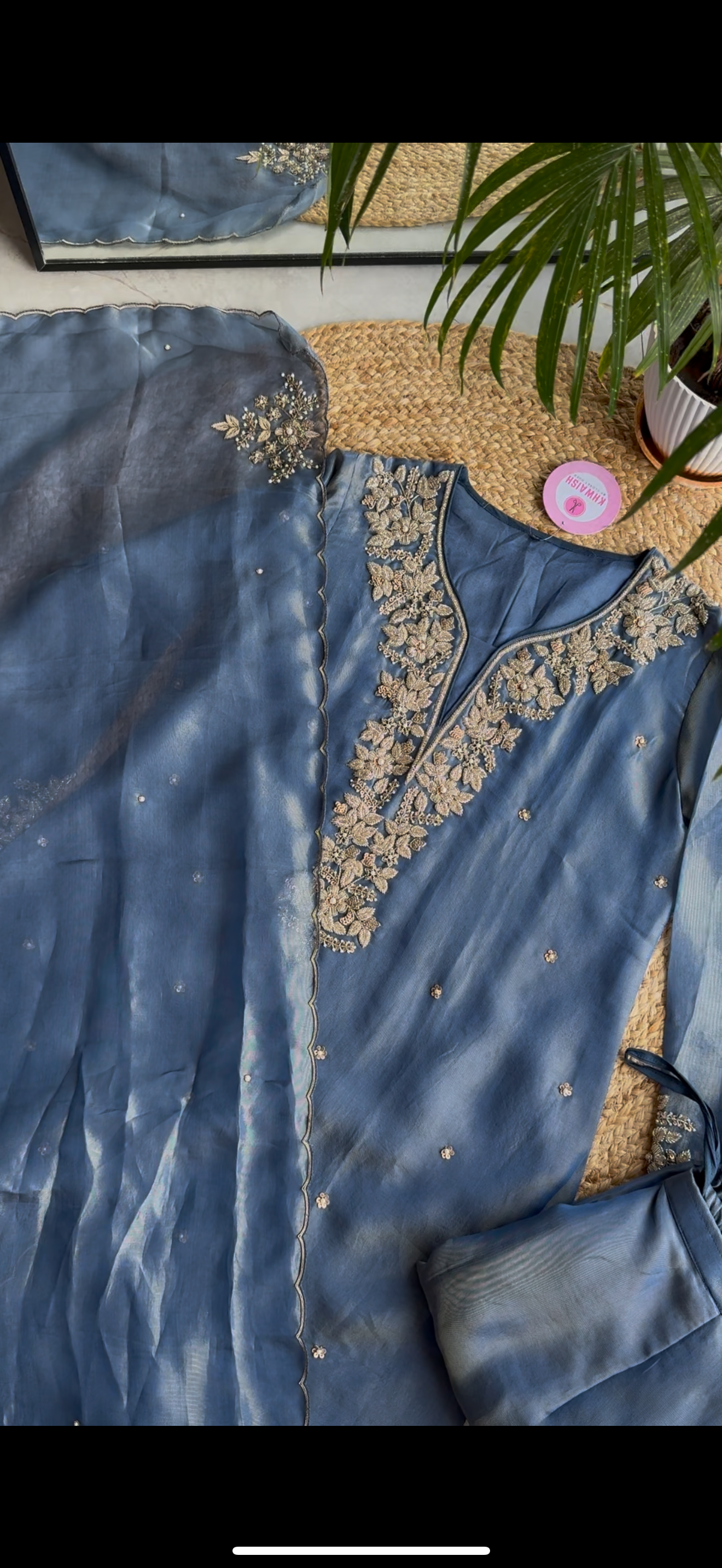 Kalyani premium hand work dress (Make to Order)