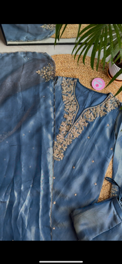 Kalyani premium hand work dress (Make to Order)