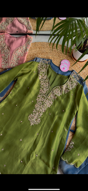 Kalyani premium hand work dress (Make to Order)