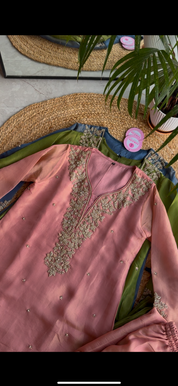 Kalyani premium hand work dress (Make to Order)