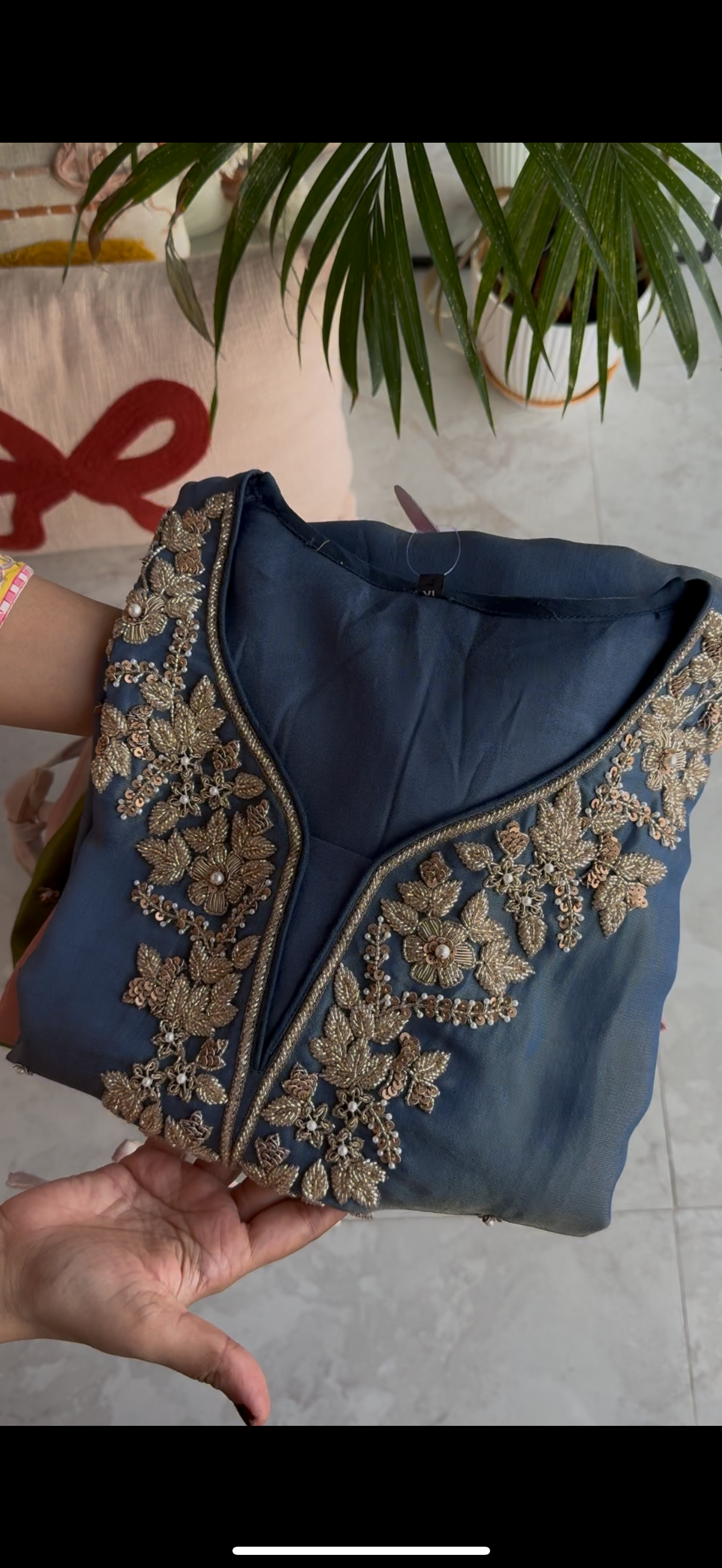 Kalyani premium hand work dress (Make to Order)