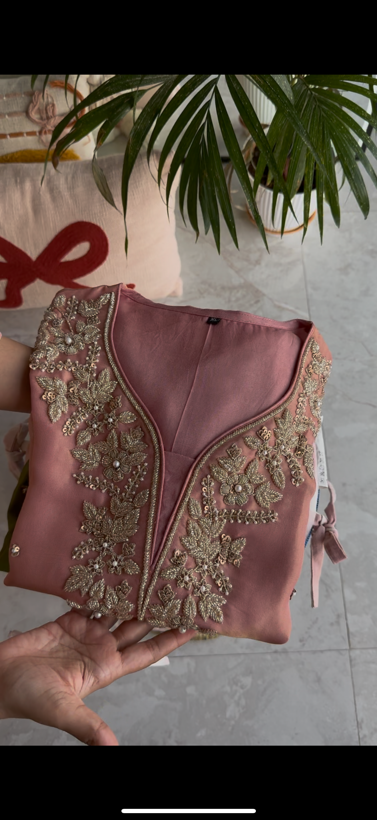 Kalyani premium hand work dress (Make to Order)