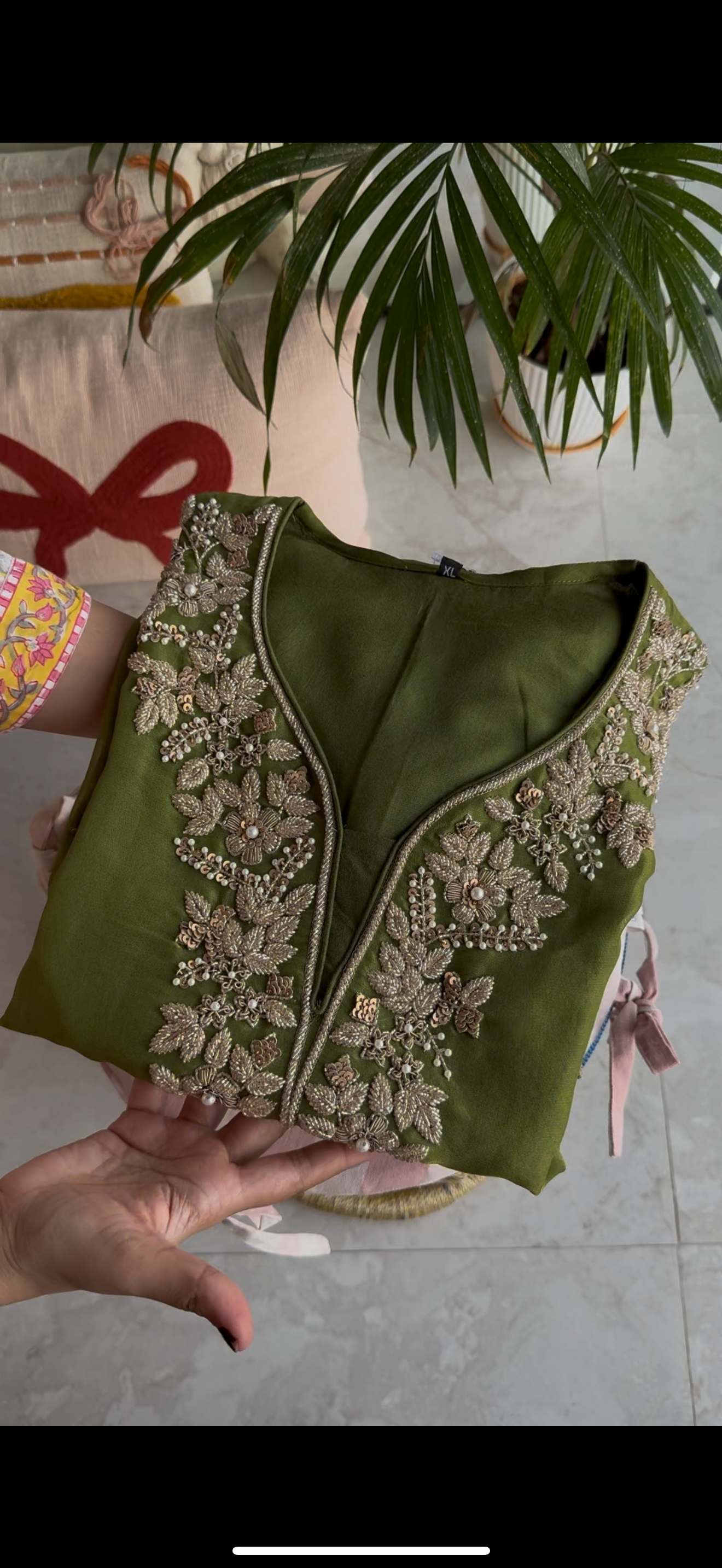 Kalyani premium hand work dress (Make to Order)