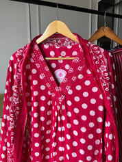 Jessica aline polka dot cotton dress