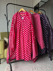 Jessica aline polka dot cotton dress