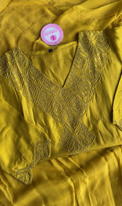 Mansi pearl work dress