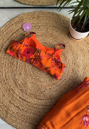 Sharvari floral Indo Western lehenga