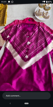 Suhana Bandhani Print Kurti And Pant Set