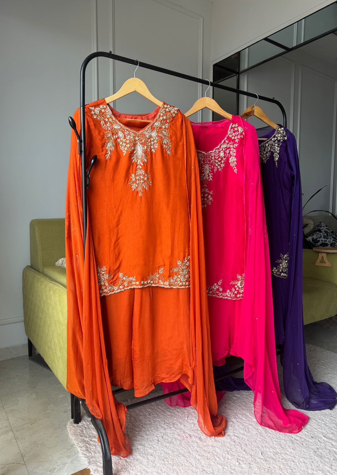 Saheli Handwork Dress With Plazzo