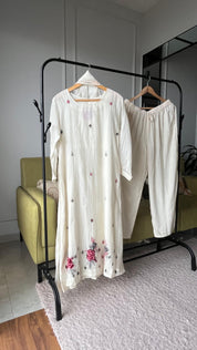 Princy Mul Chanderi Embroided Dress