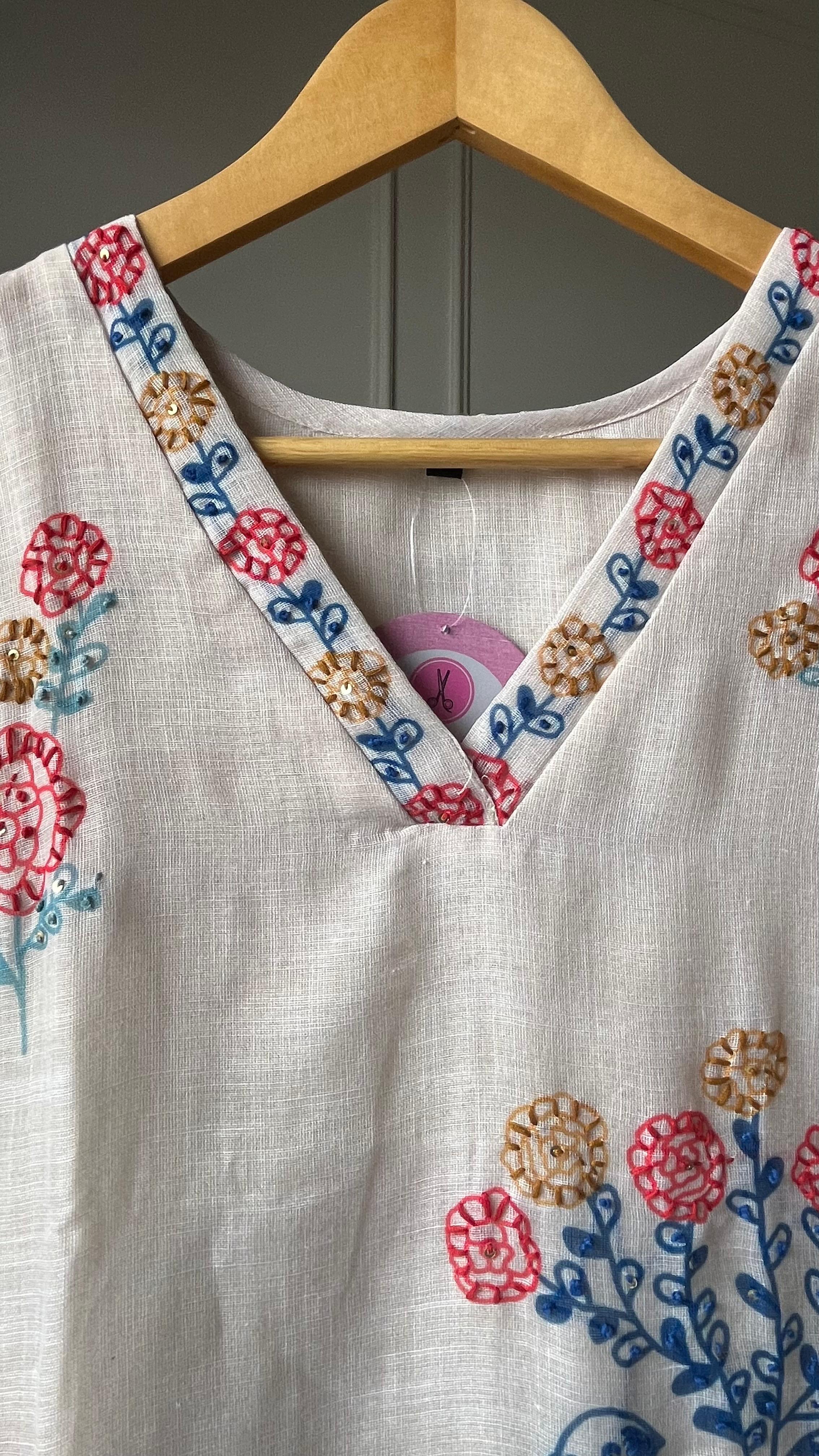 Sheenam Flower Embroided Dress