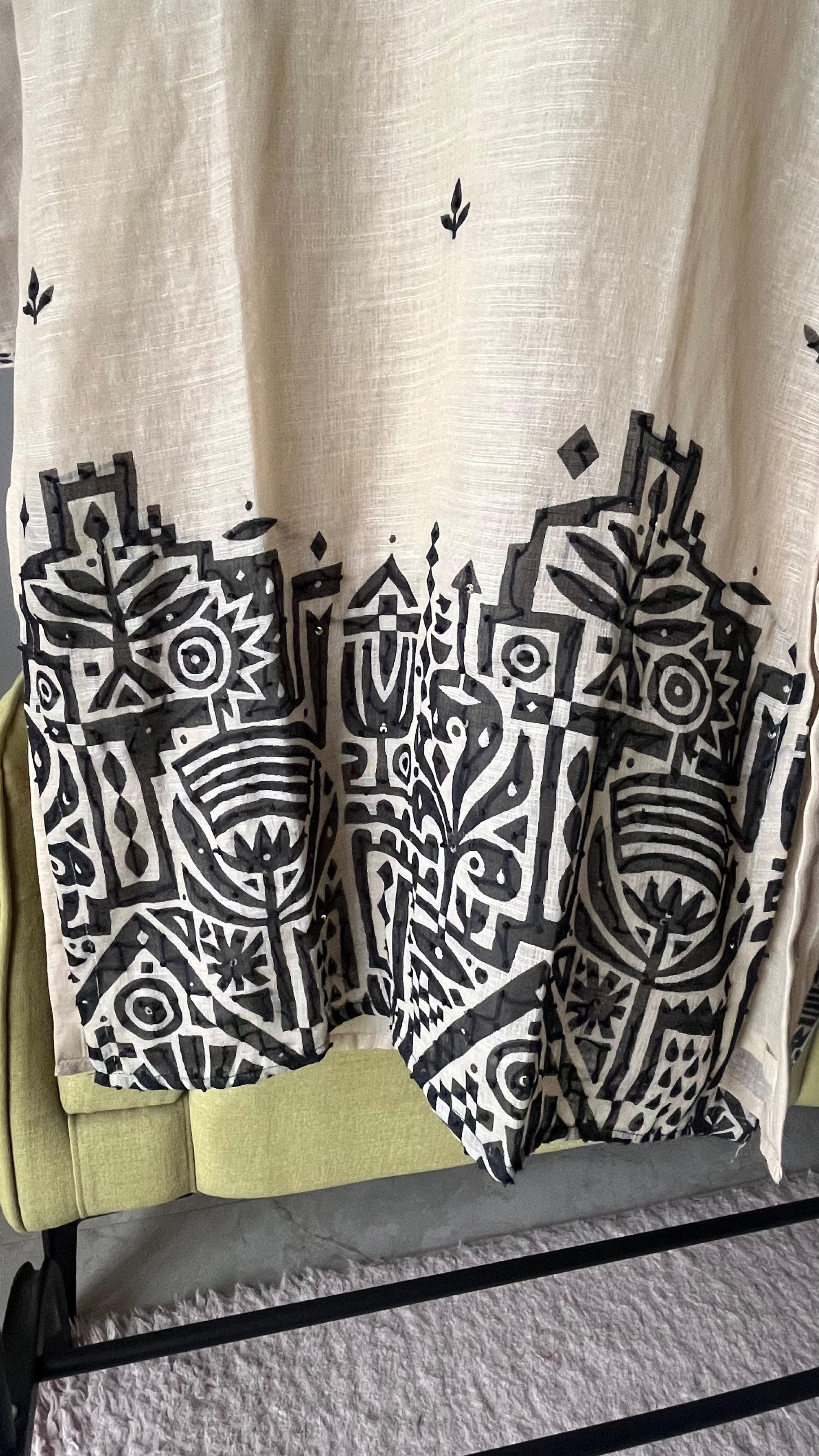 Flower Embroided Coord Set