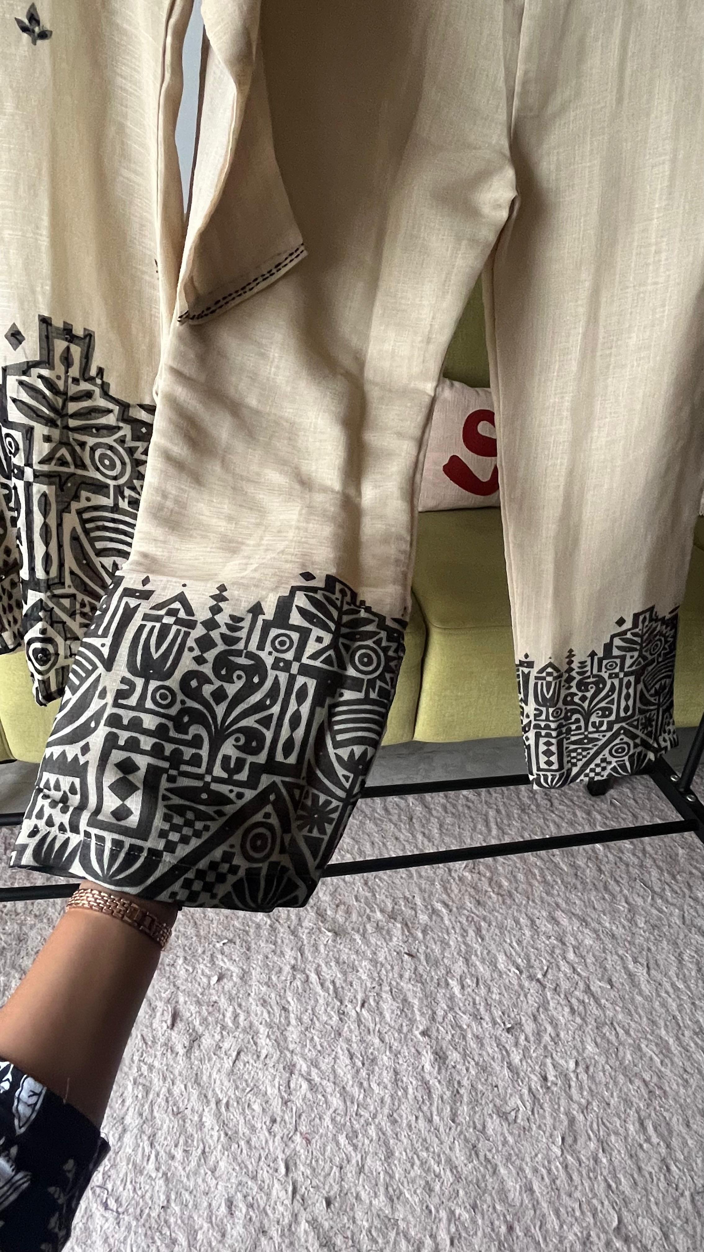 Flower Embroided Coord Set