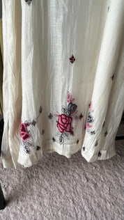 Princy Mul Chanderi Embroided Dress