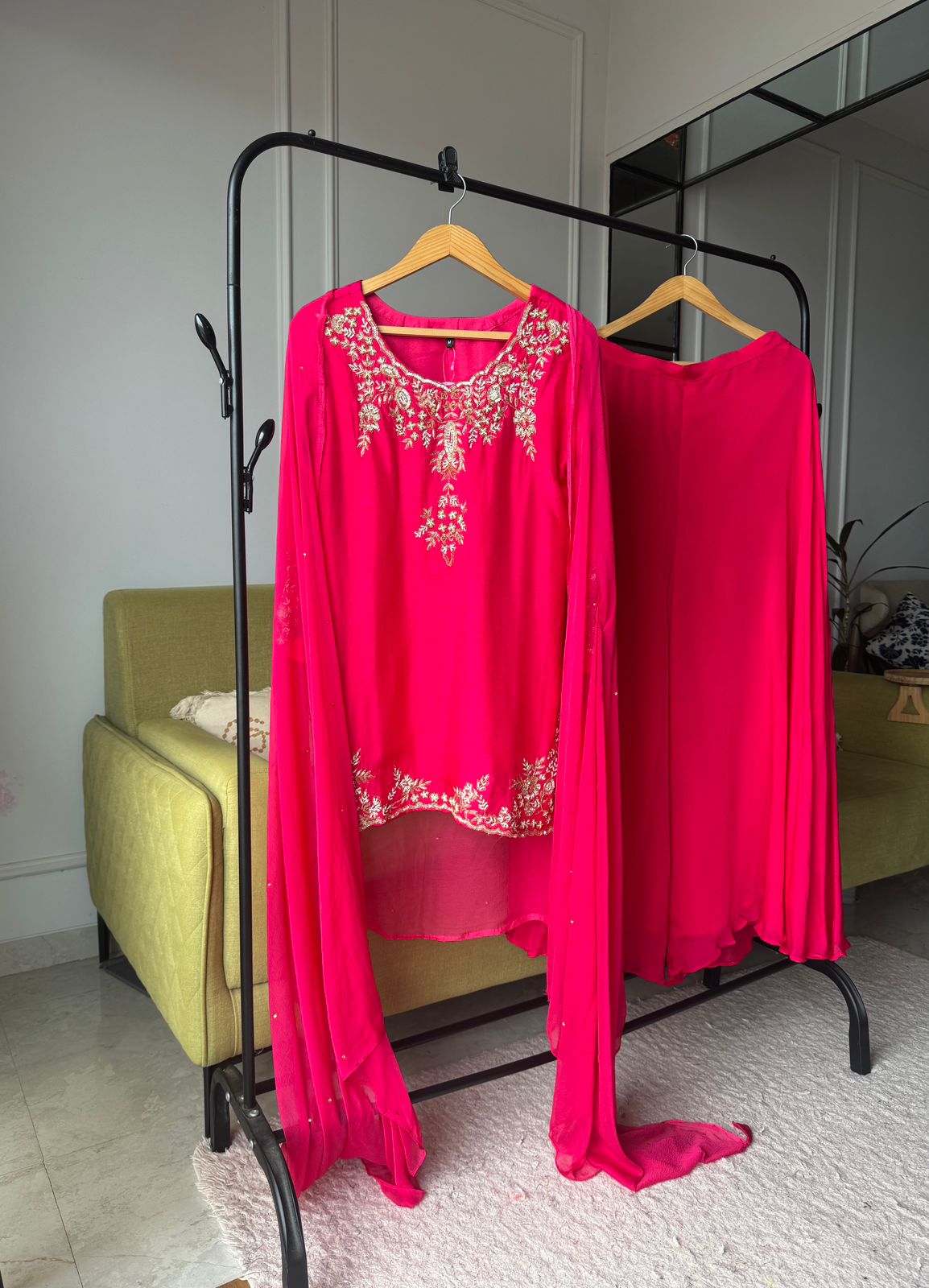 Saheli Handwork Dress With Plazzo