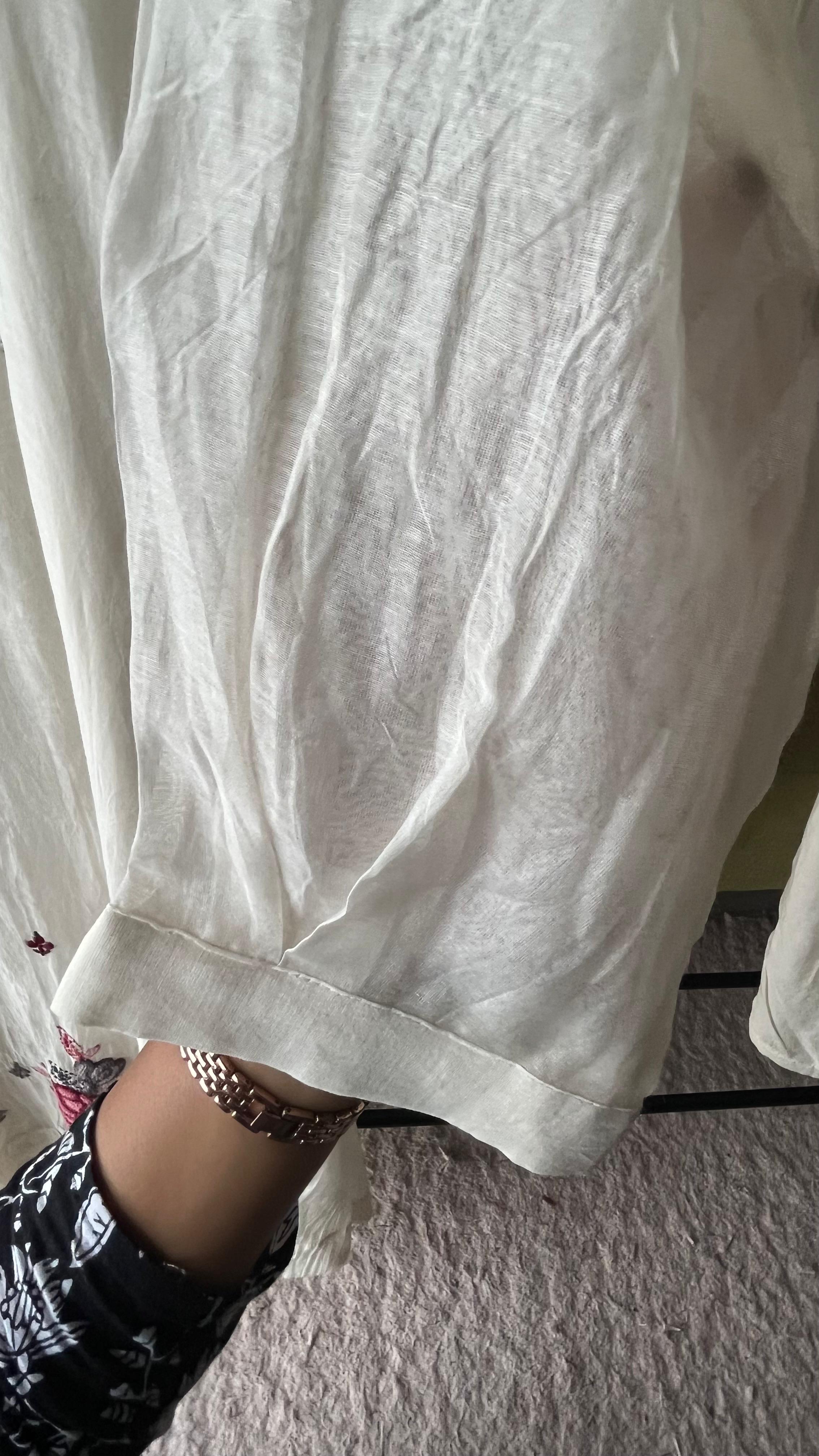 Princy Mul Chanderi Embroided Dress