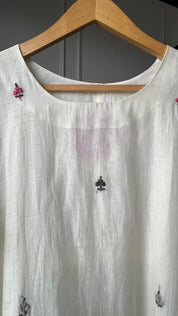 Princy Mul Chanderi Embroided Dress