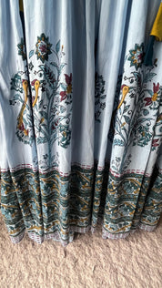 Gown Print Squence Set