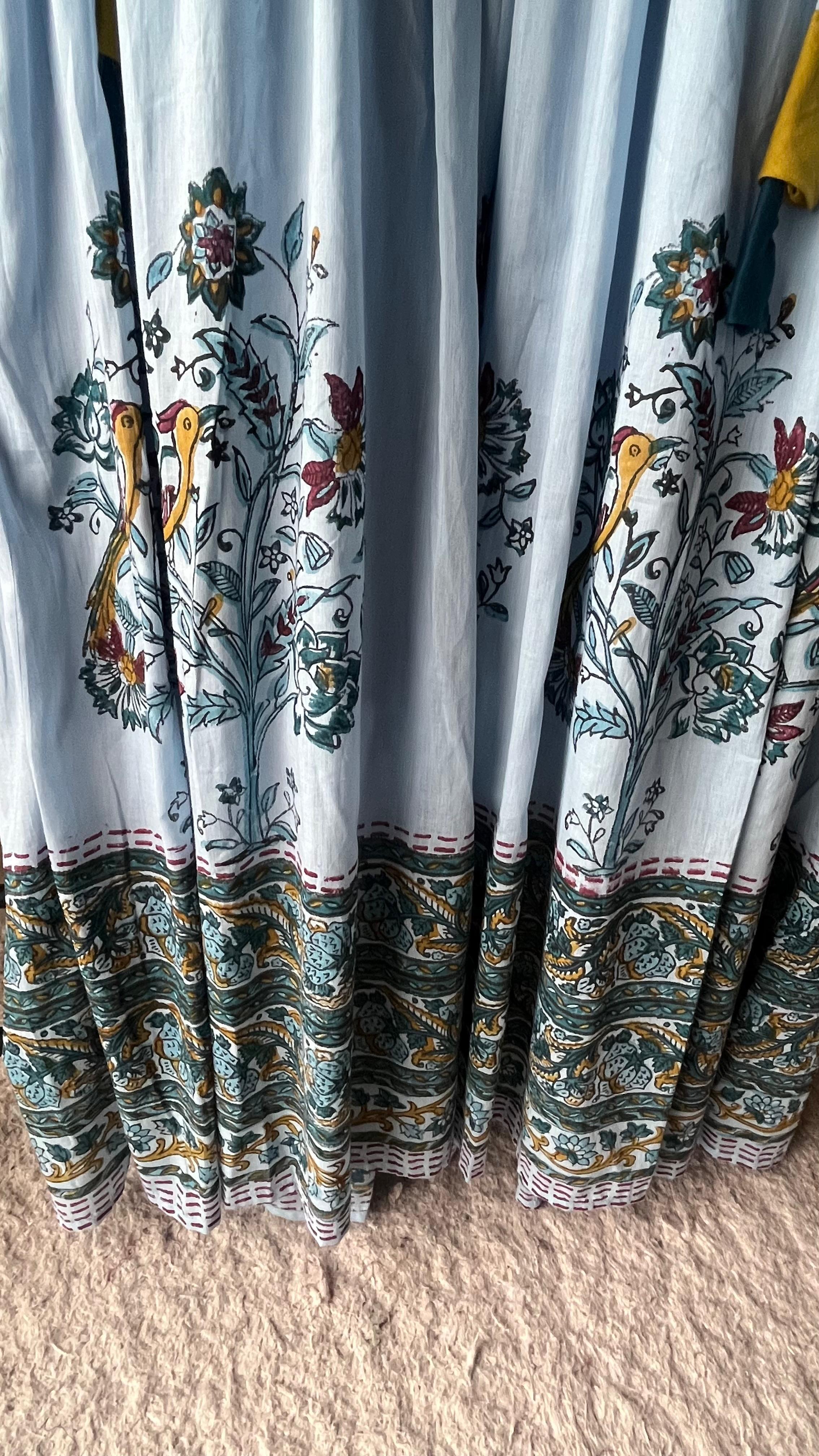 Gown Print Squence Set