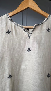 Flower Embroided Coord Set