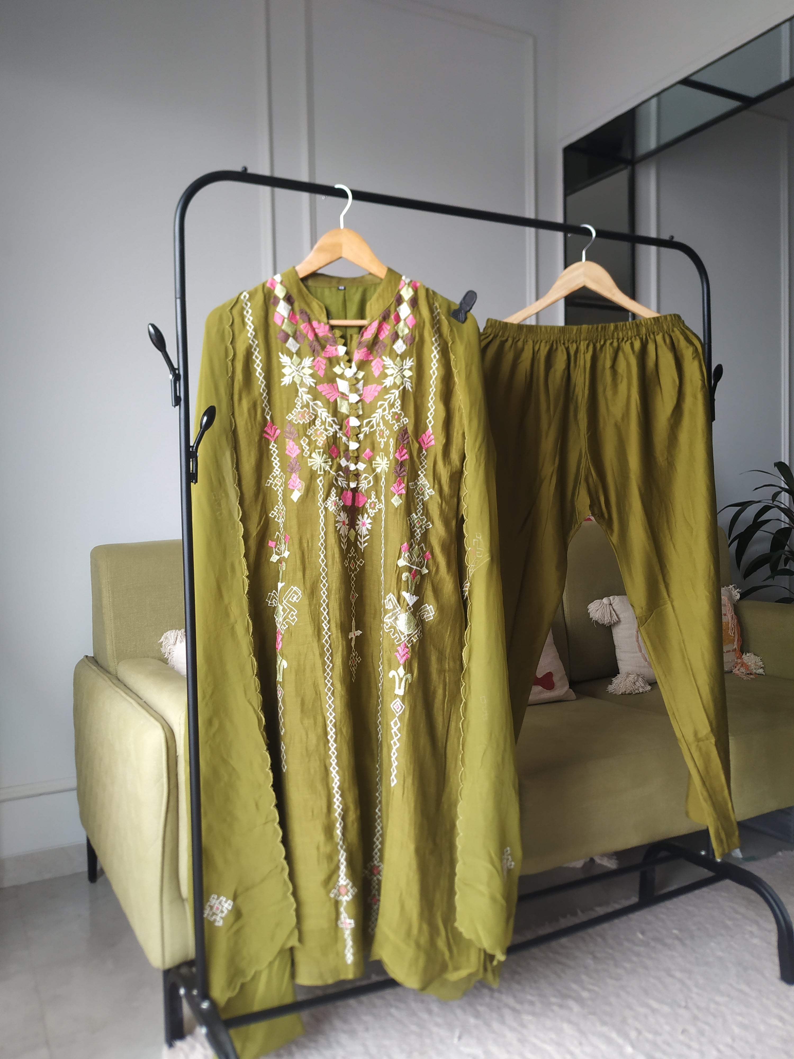 Ria Mul Chanderi Dress