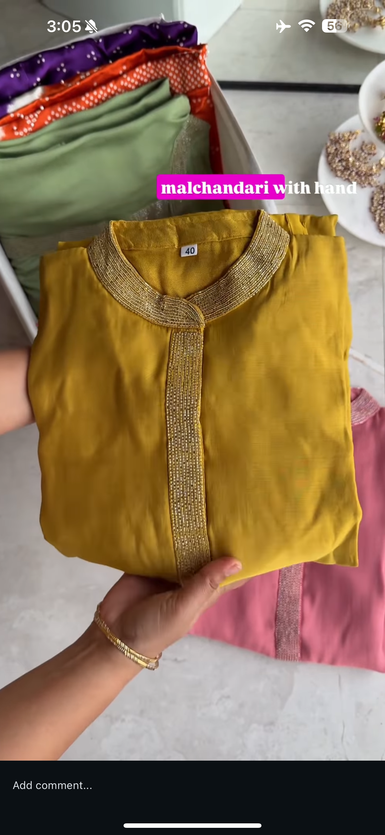 Siddhi Kard Dana Work Mul Chanderi Coord Set