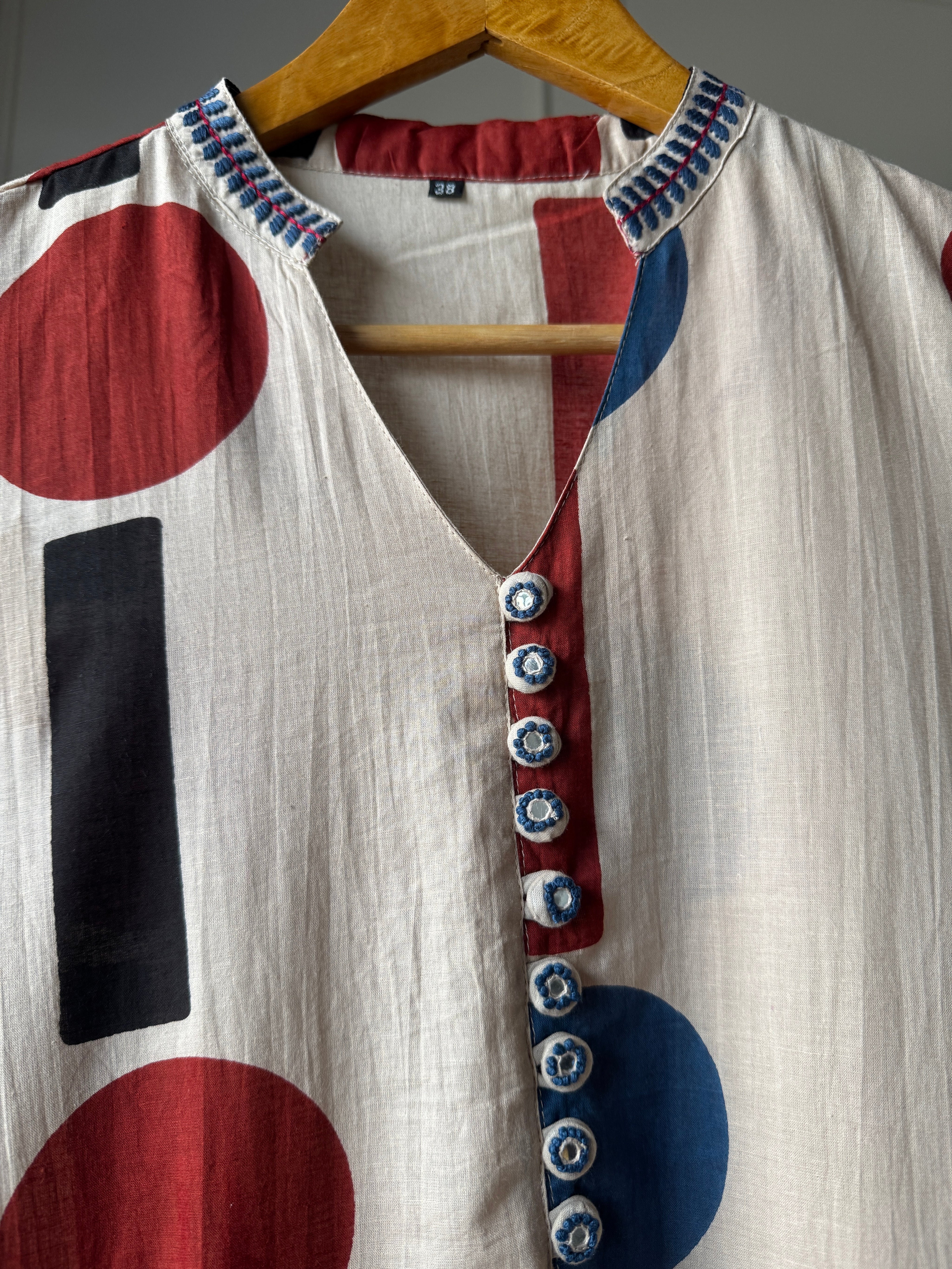 Heeral Aline kurti and Pant Set