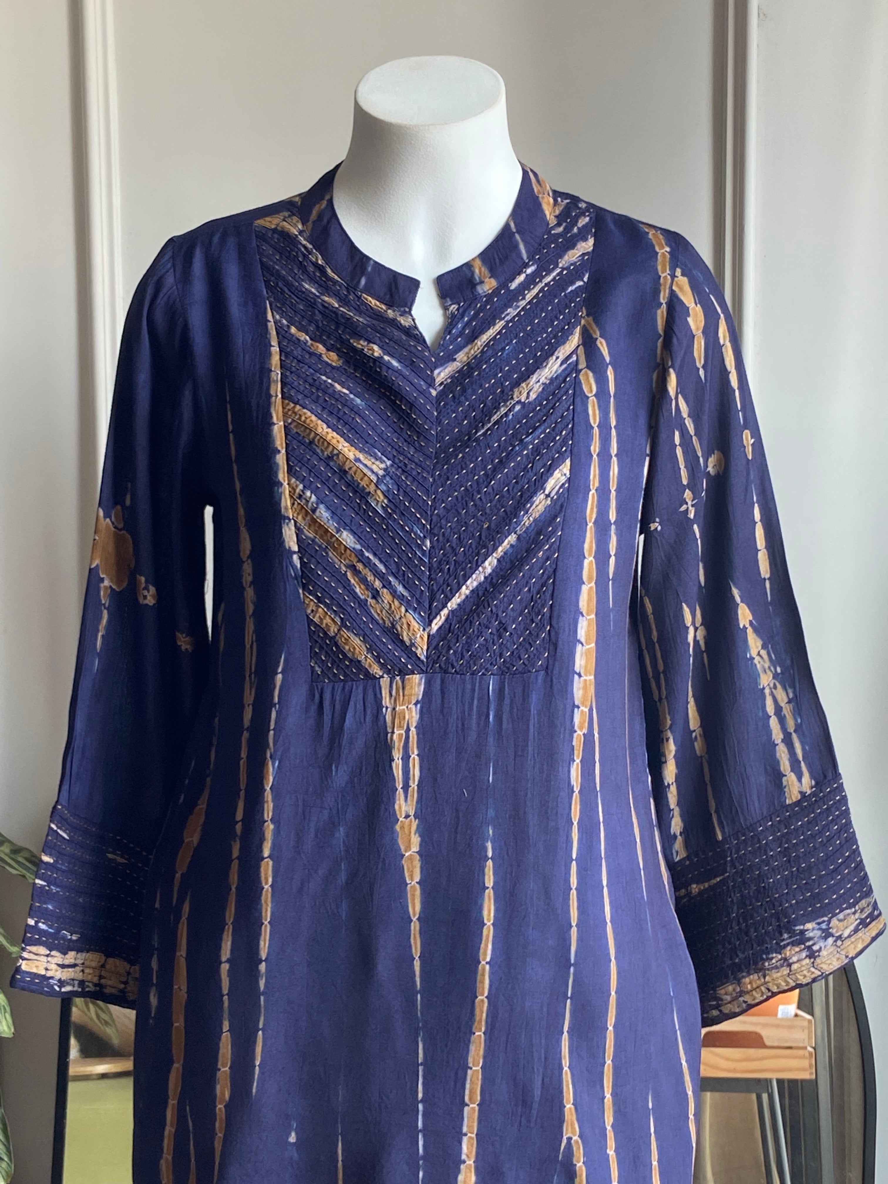Gita Cotton Coord Set- Blue