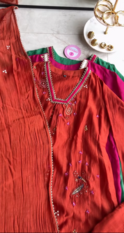 Tejaswini Box Neck Dress