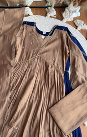 Sunidhi Alia Neck Dress-Meethi Chai