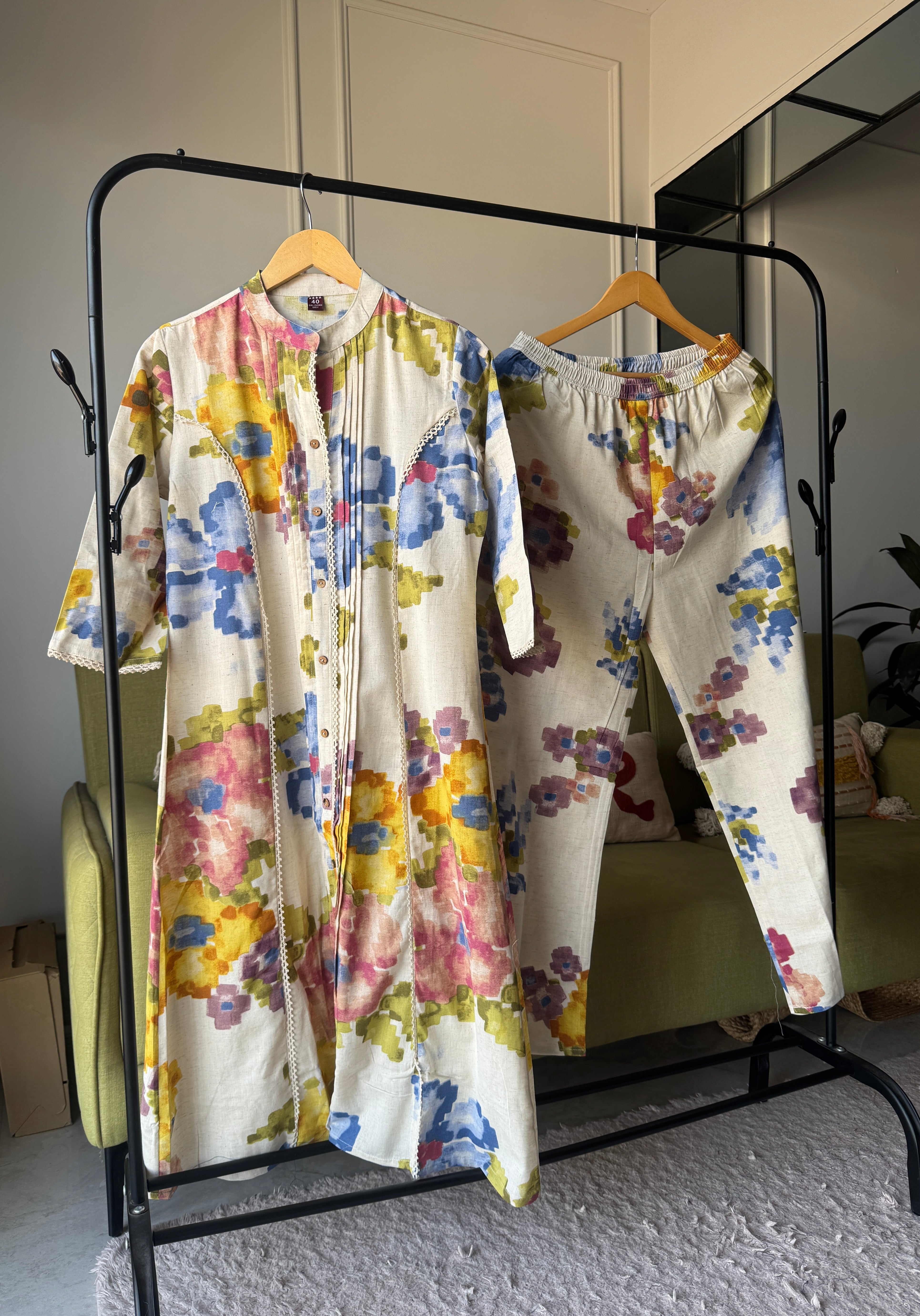 Ambrani Aline Kurti with palazzo pants