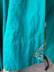 Harshi Mul Cotton Zari Work Dress