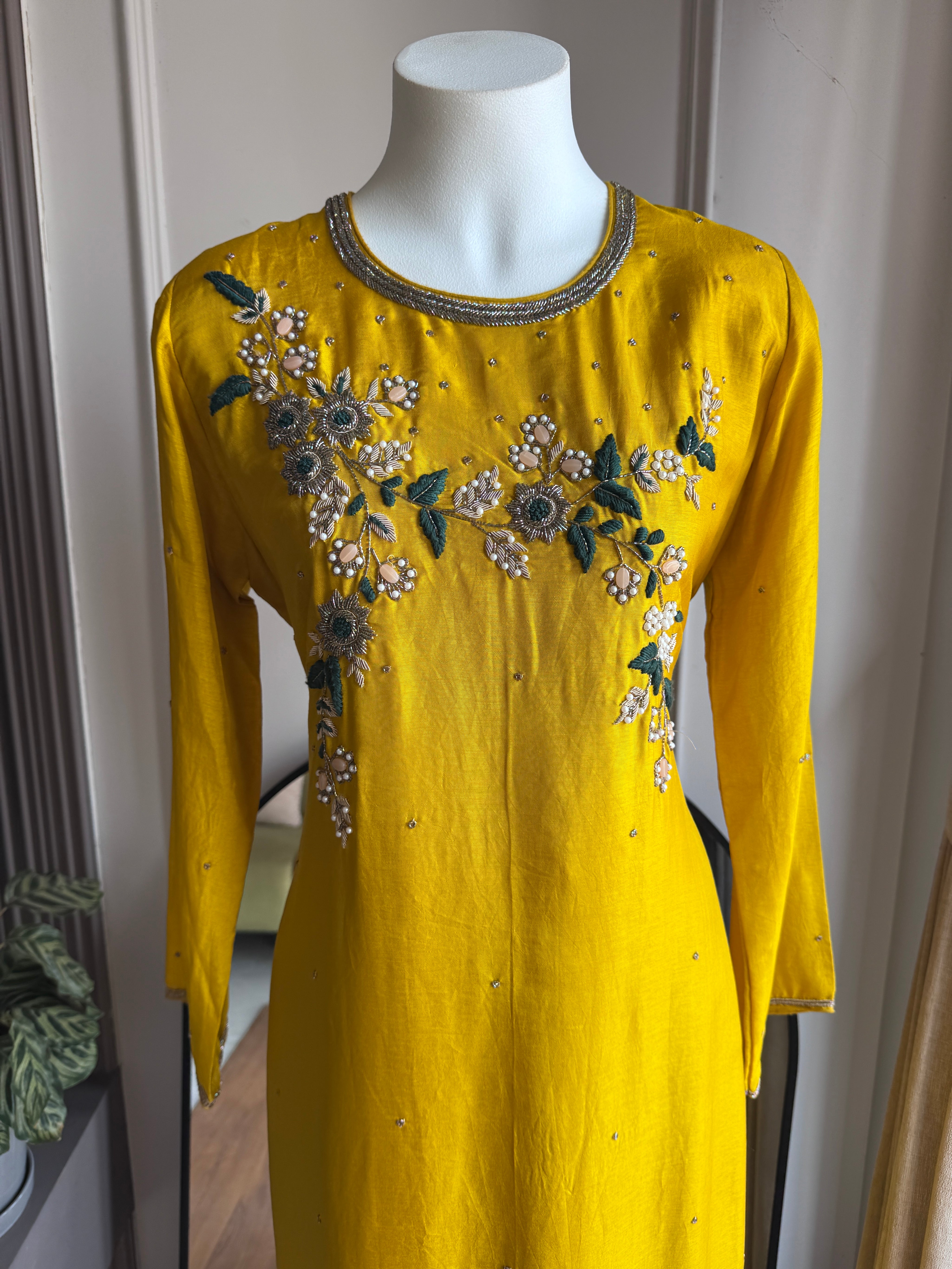 Bristhi Handwork Set- Yellow