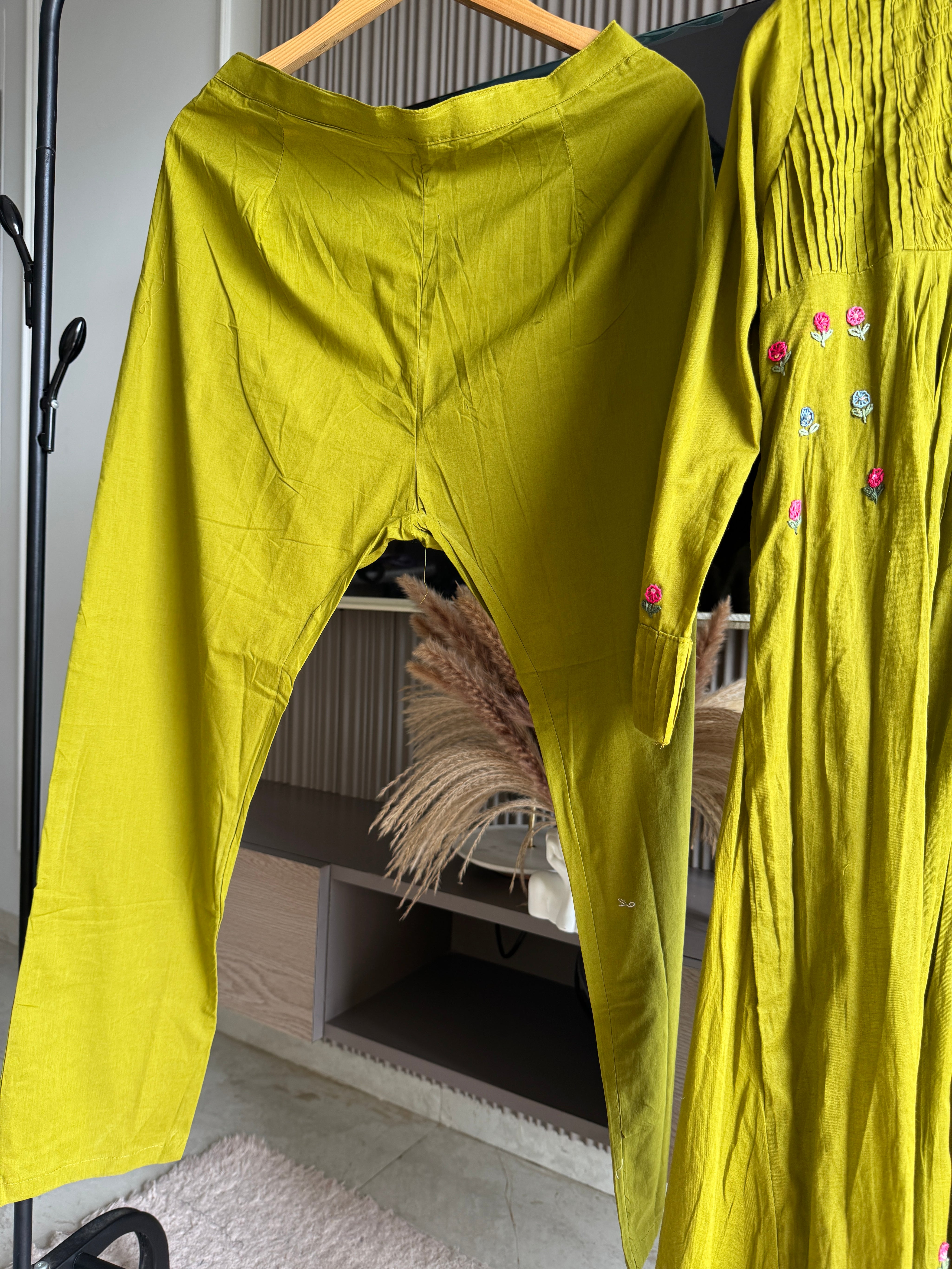 Tani Cotton Embroided Anarkali  Dress