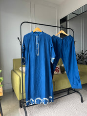 Sili Cut Work Mul Chanderi Dress