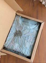 Nysa Handwork Coords  -Powder Blue (Make to Order)