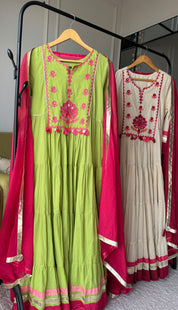 Avni Boho Style Cotton Anarkali