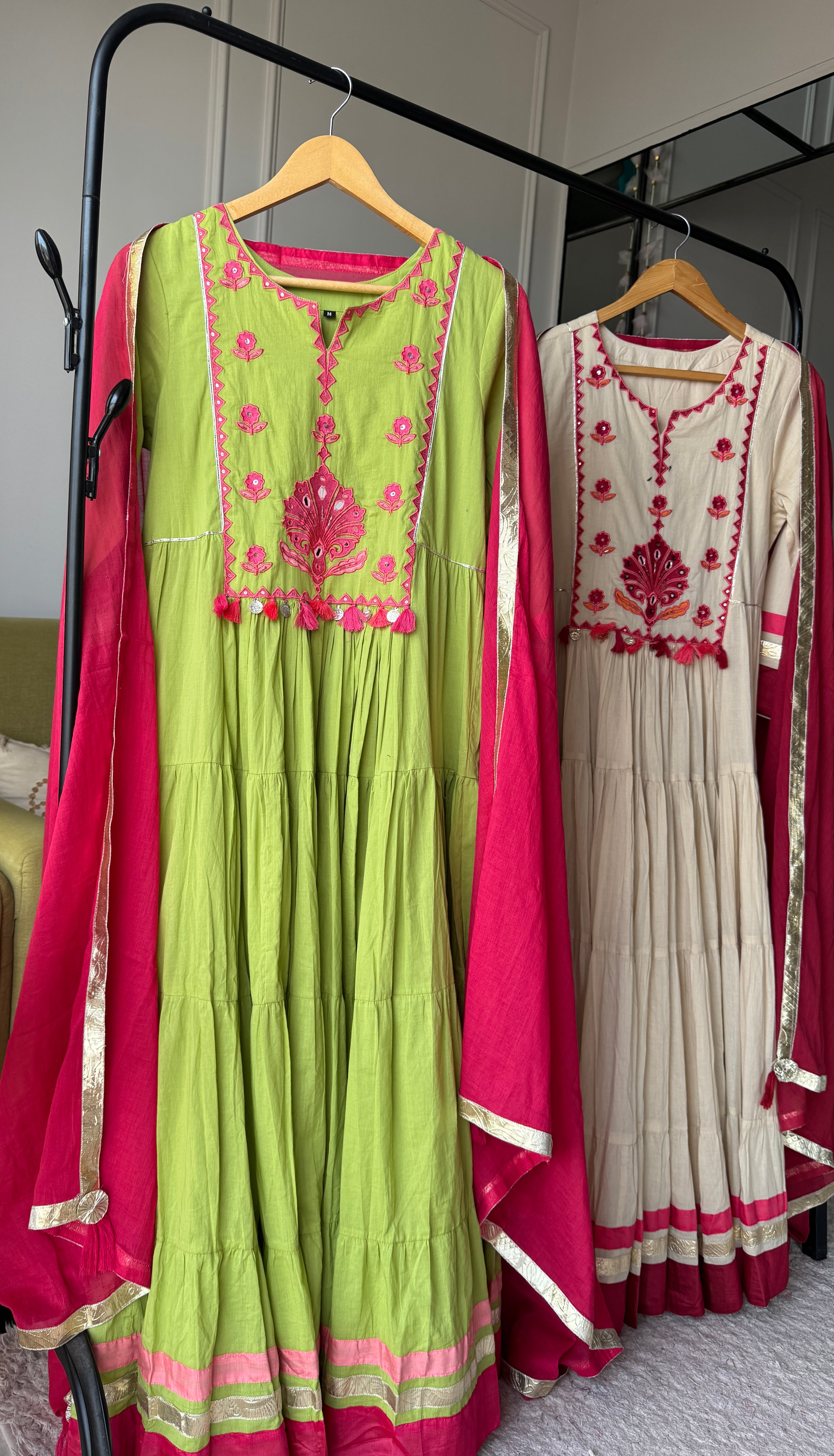 Avni Boho Style Cotton Anarkali