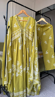 Ritika Mirror Work Anarkali Dress