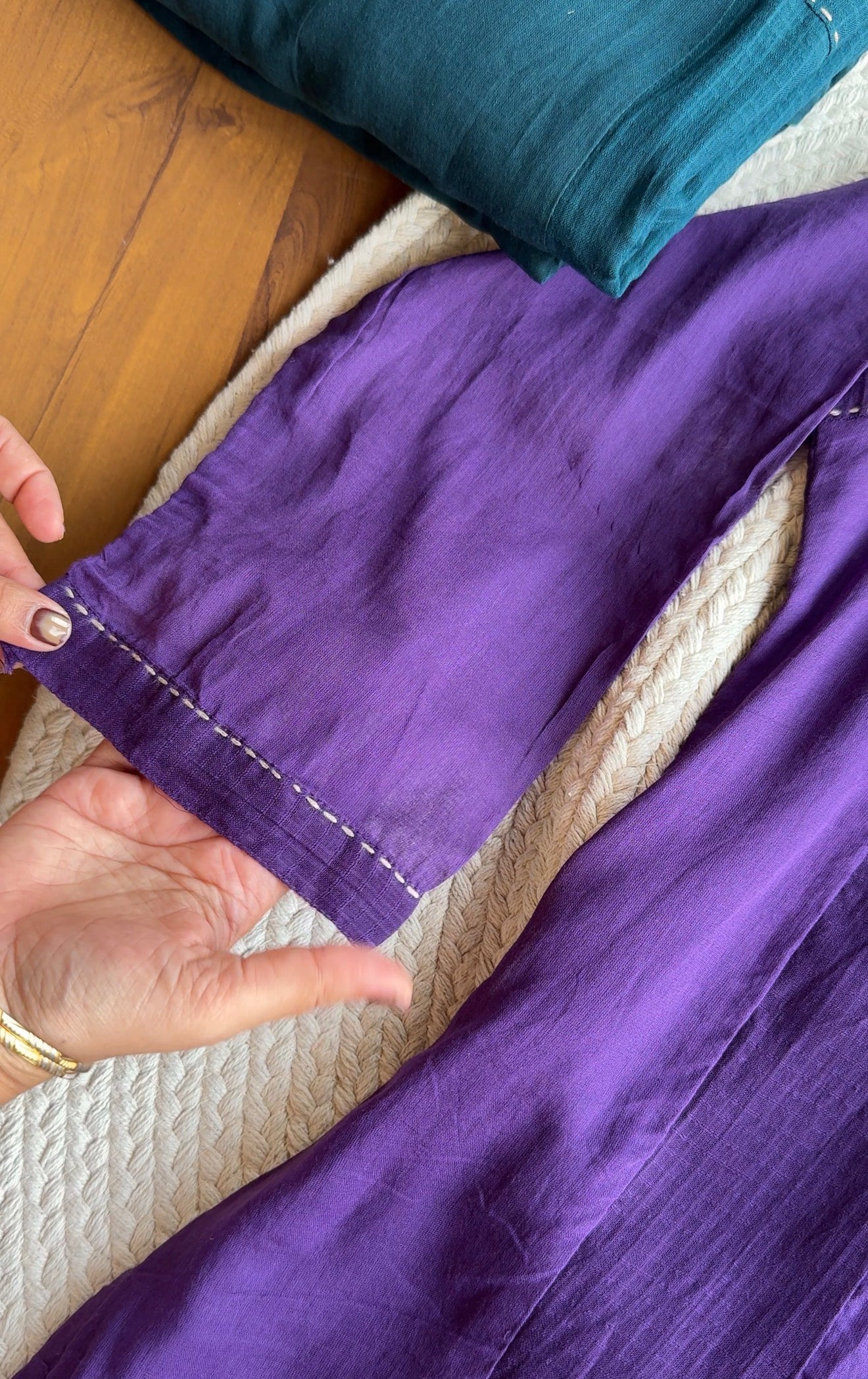 Riya Cotton With Kota Doriya Dupatta - Purple