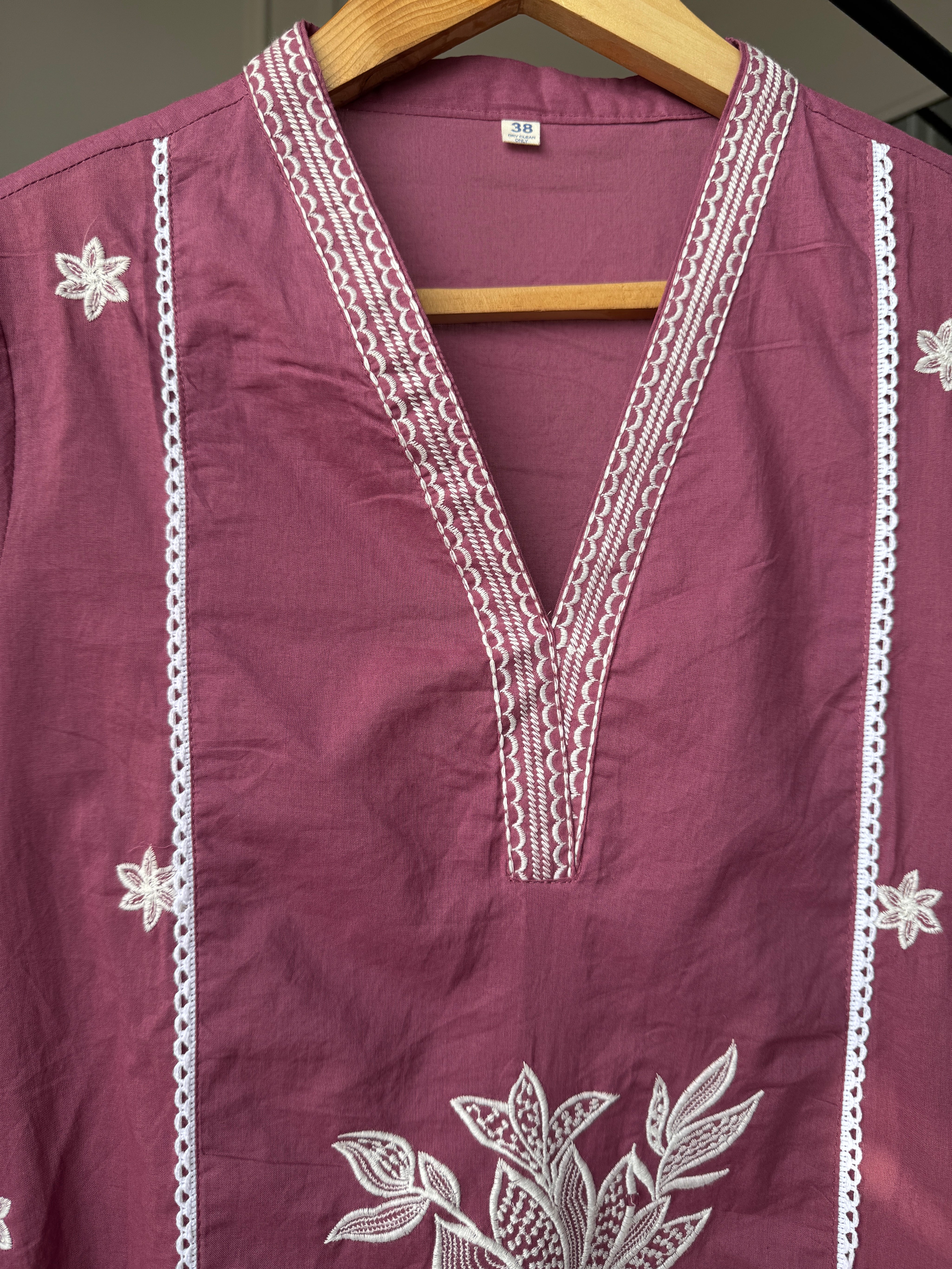 Neelam Cotton Embroided Drees