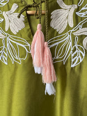 Palak Viscose Chanderi Coord Set