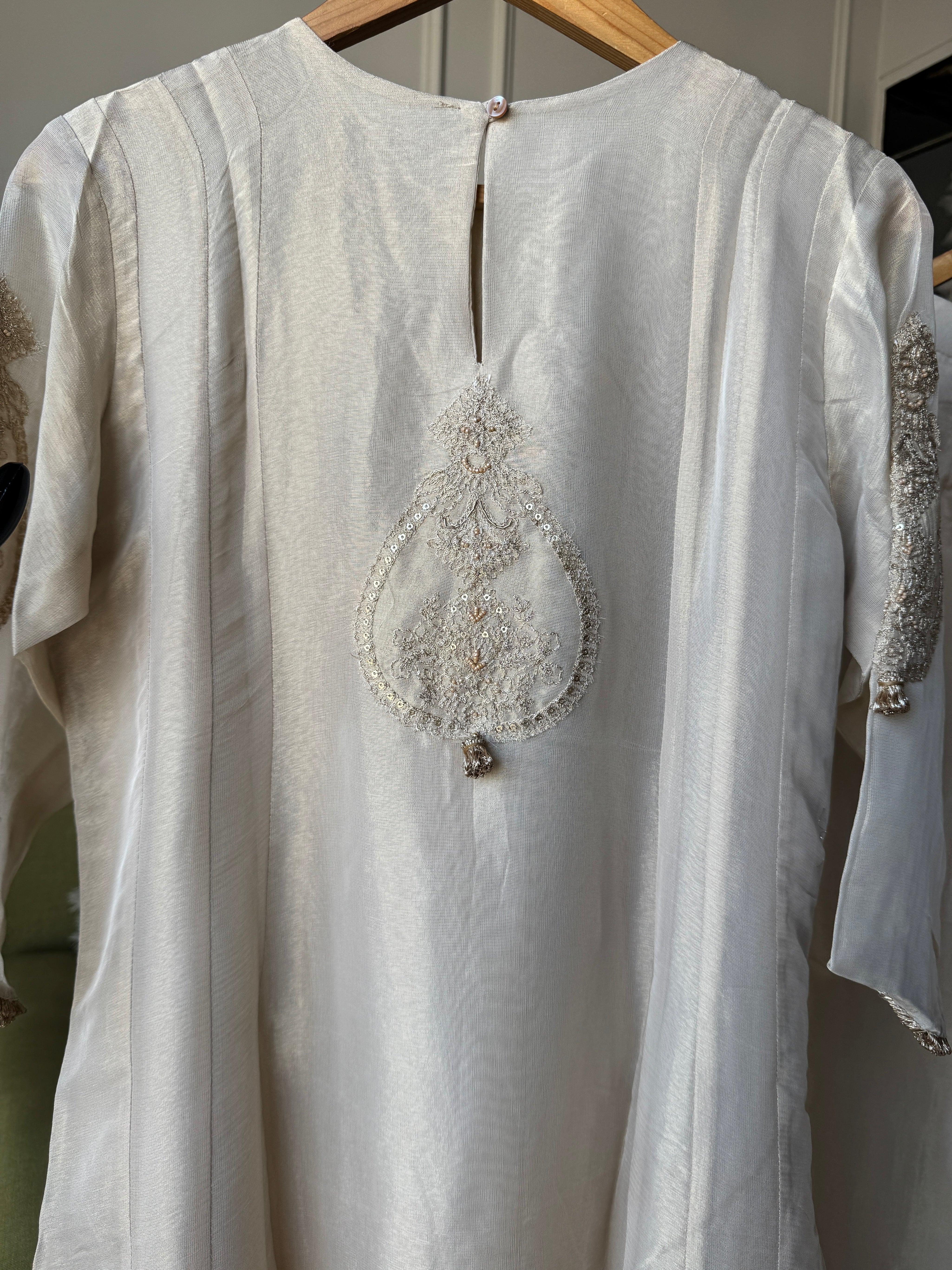 Prapti Tissue Zari Work Dress