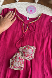 Priyanka Anarkali dress- Pink