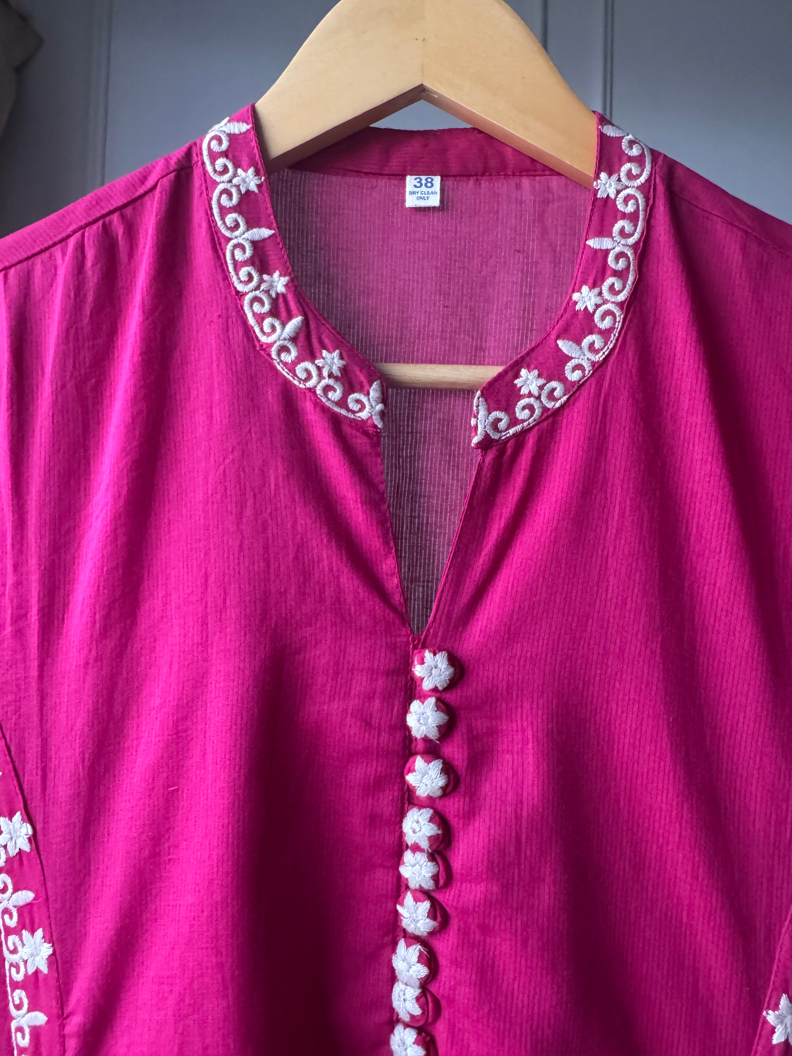 Smital Embroided Side Cut Dress