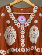 Sashi Embroided Cotton Dress